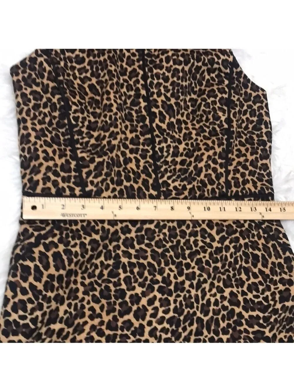 J.Crew Leopard Print Sleeveless Sheath Dress Sz 4